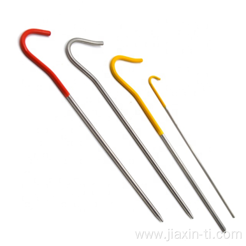 Tent Nail Pin Hook Titanium Garden Tent Peg